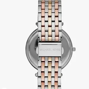 Michael Kors Darci tricolor 3 hand watch - EUC NEW BATTERY! Michael Kors Darci Tri-Tone Steel Crystal Silver Dial Ladies  main image 3